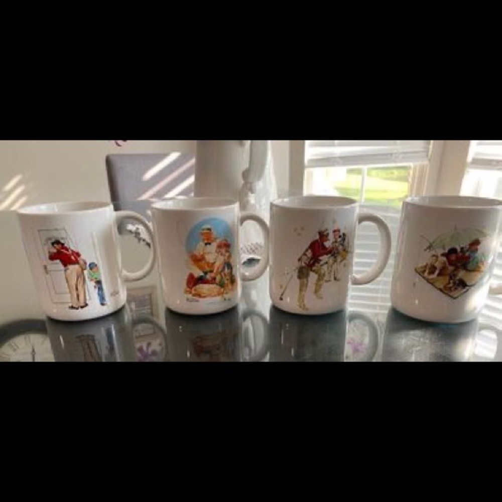 Norman Rockwell Museum Collection Mug Set